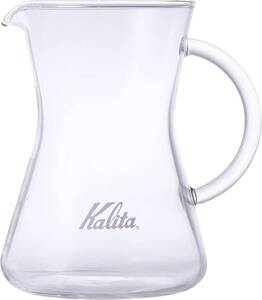 カリタ Kalita つなぎ目のない コーヒー サーバー 保温 耐熱ガラス 1~2人用 300ml 電子レンジ 食洗器 対応 コニ