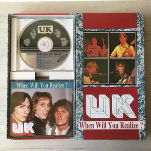 UK WHEN WILL YOU REALIZE ?　ドイツ盤