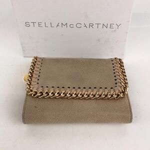 Stella McCartney ステラマッカートニー 二つ折り財布 ベージュ 財布 カードケース お札入れ 小銭入れ コインケース ブランド レディース 