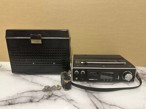 管理番号U357 ジャンク品 SONY ICF-500S FM/SW/MW 3バンドレシーバー イヤホン付 