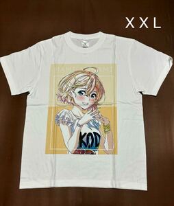 ◆新品◆アニメプリント.半袖Tシャツ◆、七海麻美、メンズ半袖Tシャツ◆XXLサイズ、定価¥4180ー　綿100%、男女兼用