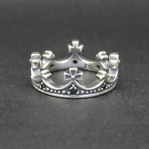 新品同様 美品 JUSTIN DAVIS CROWN RING ジャスティンデイビス クラウンリング 11号 4.7g クラウン 王冠