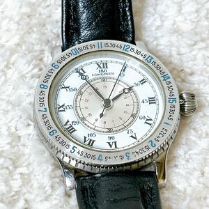 ★箱、付属品、裏シール付き★ LONGINES ロンジン アワーアングル リンドバーグ 自動巻 稼動品　終活です。