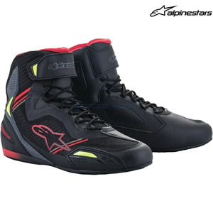 在庫あり alpinestars アルパインスターズ シューズ FASTER-3 RIDEKNIT SHOE カラー:BLACK RED YELLOW FLUO(136) サイズ:10.5/28.0cm