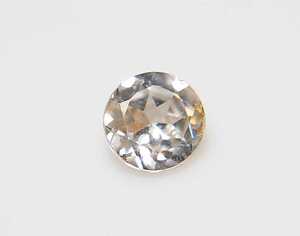 極美品！　バイカラージルコン　0.48ct ラウンド　ルース（LA-4990）