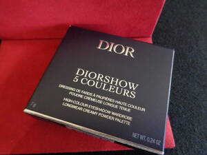 ＊100円～【極美品】DIOR ディオール サンク クルール クチュール #523 ベージュ クチュール アイシャドウ チップ/ブラシ未使用 箱付＊M-89