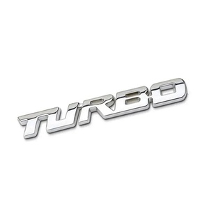 TURBO ターボ　エンブレム　シルバー 3