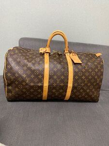 LOUIS VUITTON ルイ ヴィトン モノグラム ボストンバッグ キーポル キーポル55 M41424 カバン ハンドバッグ 旅行 大容量 1円〜