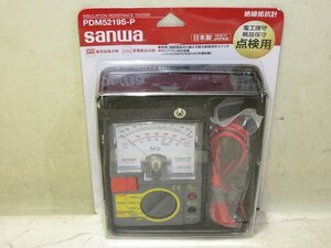 ▲▽8050　未使用　SANWA　三和　絶縁抵抗計　PDM5219S-P△▼