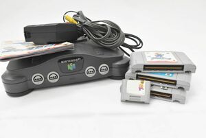 (810M 0529S7) 1円～ 美品 NINTENDO64 ニンテンドー64 ゲームセット ゲームソフト テレビゲーム レトロ　