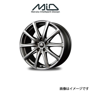 MID ユーロスピード V25 アルミホイール 4本 MPV LY3P(18×7.5J 5-114.3 INSET38 メタリックグレー)EUROSPEED V25