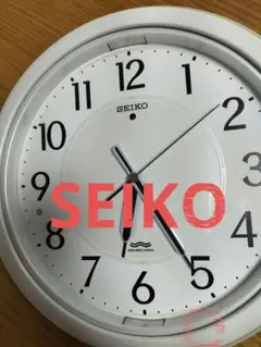 SEIKO セイコー 掛け電波時計 　壁掛け ホワイト　最終値下げ