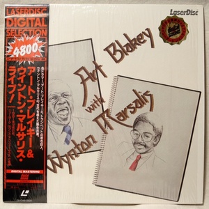 LD ART BLAKEY アートブレイキー & ウィントンマルサリス ライブ!!★ 1981年 N.Yライブ★ シュリンク・帯付 ★レーザーディスク[8785RP