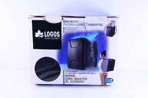 ●【未使用】LOGOS ロゴス クールマスター リュックXL(カーボン) ハイパー氷点下 超薄型コンパクト クーラーボックス レジャー【10945779】