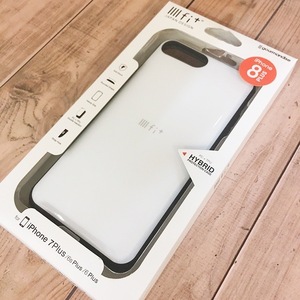 ★外箱痛みアリ本体問題なし イーフィット 白 ホワイト iPhone8Plus iPhone7Plus / iPhone6sPlus iPhone6Plus 兼用 スマホケース IFT03WH