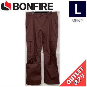 【OUTLET】 BONFIRE TACTICAL PNT カラー:MAROON Lサイズ メンズ スノーボード スキー パンツ PANT アウトレット