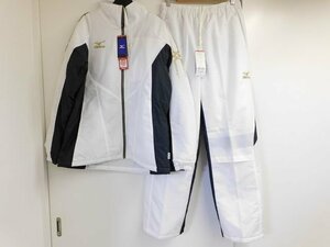 未使用品 ミズノ Mizuno ブレスサーモ ウインドブレーカー 上下セット ■ メンズ サイズＯ 新品 □6K