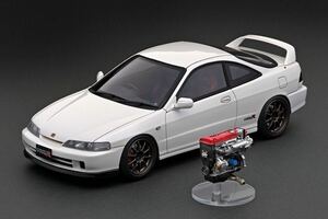 【限定80台】IG3055 ignition model 1/18 Honda INTEGRA (DC2) TYPE R Pearl White With Engine イグニッションモデル ホンダ インテグラ