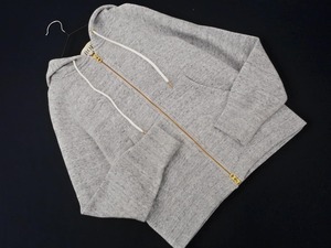 ROPE ロペ 裏起毛 ジップアップ パーカー sizeM/グレー ◇■ ☆ ejb5 レディース