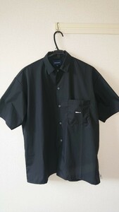 DESCENDANT 24ss SOUS OPEN COLLAR SS SHIRT BLACK LARGE