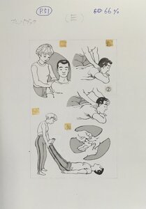 真作保証品 『 笠間しろう 直筆原画 カッパブックス 』