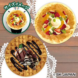 BIGなスイーツ　クッション　ワッフル　パンケーキ　全２種セット