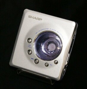 SHARP シャープ MD-ST700-A シルバー×ブルー ポータブルミニディスクプレ (中古品)