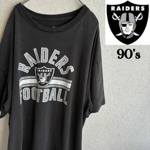 90s MAJESTIC オークランドレイダース　Tシャツ　古着　XXXL NFL 90