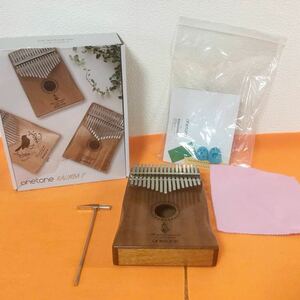 Z-727 onetone KALIMBA カリンバ OTKL-02／MH 親指ピアノ アフリカを代表する民族楽器！ サイズは画像を参考に ★現状品、外箱に傷み有り