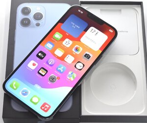 1円～最短発送 送料無料 ジャンク品 SIMフリーiPhone13 Pro Max 512GB シエラブルー MLJX3J/A 訳あり 修理前提・部品取り・研究用