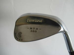 ★Cleveland クリーブランド 588 RTX ウェッジ SW 50° 純正スチールシャフト F731★レア★激安★中古★　★