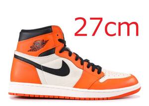 NIKE AIR JORDAN 1 RETRO HIGH OG REVERSE SHATTERED BACKBOARD 27cm ナイキ ジョーダン シャッター バックボード 新品未使用 黒タグ付き