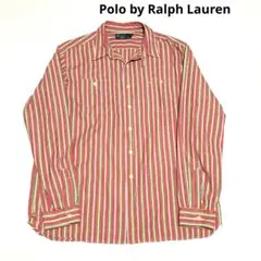 古着 90s Ralph Lauren ネイティブ ストライプ ワークシャツ