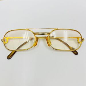 Cartier カルティエ トリニティ メガネ 眼鏡 サングラス ゴールド メガネフレーム 度入り ヴィンテージ 