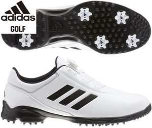 ・スピード発送 adidas Golf(アディダスゴルフ)トラクションライトボア スパイクシューズ EE9201(ホワイト/ブラック)２７．０ＣＭ