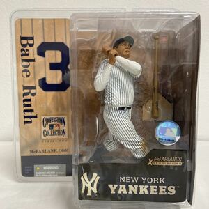 McFARLENE TOYS MLB NEW YORK Yankees Babe Ruth #3 マクファーレントイズ ニューヨーク ヤンキース ベーブ・ルース フィギュア 野球 人形
