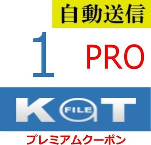 【自動送信】Katfile PRO プレミアム 1日間 通常1分程で自動送信します