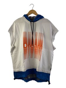 DIESEL◆パーカーベスト/dream/ベスト/-/コットン/WHT