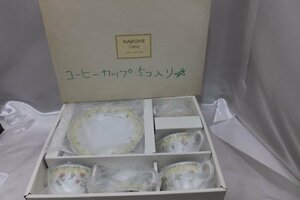 NARUMI ナルミ 5客アソート碗皿 コーヒー ティーカップ 箱付 未使用 美品