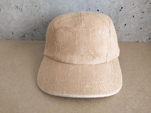 ○NEWYORK HAT CO. 麦わらジュート CAMP CAP JET CAP 5panel　USA製 キャンプキャップ/ジェットキャップ/5パネル #ラフィア＃ストロー