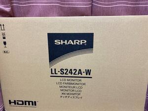 SHARP 24 インチ 液晶ディスプレイ　タッチパネル サイネージ フルHD 高視野角 液晶モニター