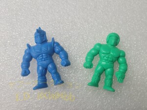 引退 レア 美品 キン肉マン 王位争奪編 パート ３ 青色 ロビンマスク（B）緑色 ウォーズマン ２点 消しゴム キンケシ 当時物 ☆在庫残少