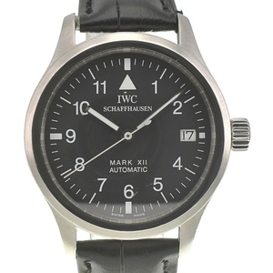 IWC SCHAFFHAUSEN IW324101 パイロットウォッチ マーク12 自動巻き メンズ 良品 保証書付き K#134043