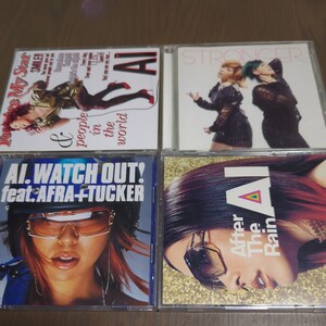 【送料込み】AI『YOU ARE MY STAR』『STRONGER』『WATCH OUT!』『After The Rain』DVD付き 4枚セット