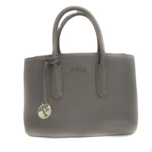 フルラ FURLA テッサ TESSA ハンドバッグ トートバッグ ロゴストラップ付き レザー グレー 937632 /KW ■GY19 レディース