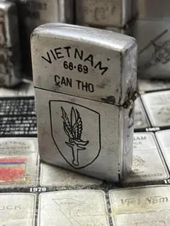 【ベトナムZIPPO】本物 1968年製ベトナムジッポー「第1航空旅団」