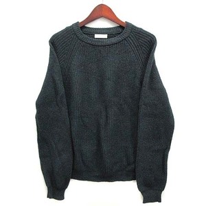 ニュアンス niuhans ウール セーブル ローゲージ ニット セーター 長袖 WOOL SABLE LOW GAUGE SWEATER ダークグリーン 0 日本製