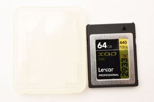 ★極上品★ レキサー LEXAR Professional 2933x XQD2.0カード 64GB LXQD64GCRBJP2933 メモリーカード ★ケース★ #1428 #8001 #B86