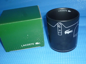 a★未使用・非売品★LACOSTE（ラコステ）　ポロシャツデザインマグカップ　ブラック