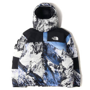 Supreme シュプリーム ジャケット サイズ:L 17AW THE NORTH FACE 雪山柄 マウンテン バルトロ ダウン ジャケット Mountain Baltoro Jacket